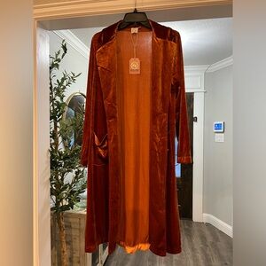 Velvet Duster Grace&Emma NWT S/M